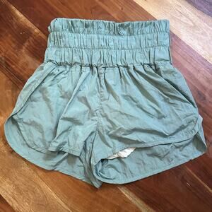 Free People Movement XS Turquoise Mint Shorts‎ Athleisure Casual Workout